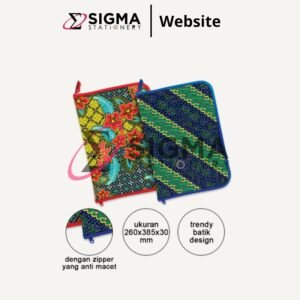 Zipper Bag Batik Jaring JENIA - PCS