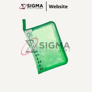 Zipper File Clear Holder 555 TOPLA Green - PCS