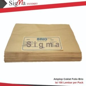 Amplop Coklat Folio BRIO - Pack